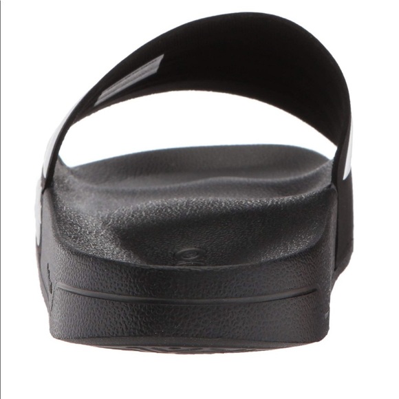 RESTOCK! Men’s Adidas Slides Sandals Black White - Picture 4 of 13